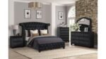 SOPHIA FULL 4 PC BEDROOM SET IN BLACK - Image 2