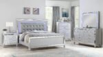 STERLING FULL 4 PC BEDROOM SET IN SILVER - Image 2