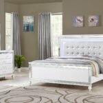 STERLING FULL 4 PC BEDROOM SET IN WHITE