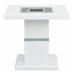 MONACO WHITE END TABLE