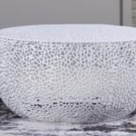 T3502-32 ROUND COFFEE TABLE WHITE