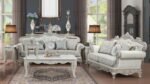 TUSCAN 2 PC Living Room Sets IN SILVER