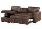 U0203 COFFEE REVERSIBLE PULL OUT SOFA BED - Image 3