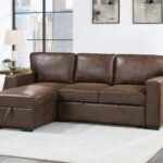 U0203 COFFEE REVERSIBLE PULL OUT SOFA BED