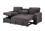 U0203 DARK GREY REVERSIBLE PULL OUT SOFA BED - Image 2