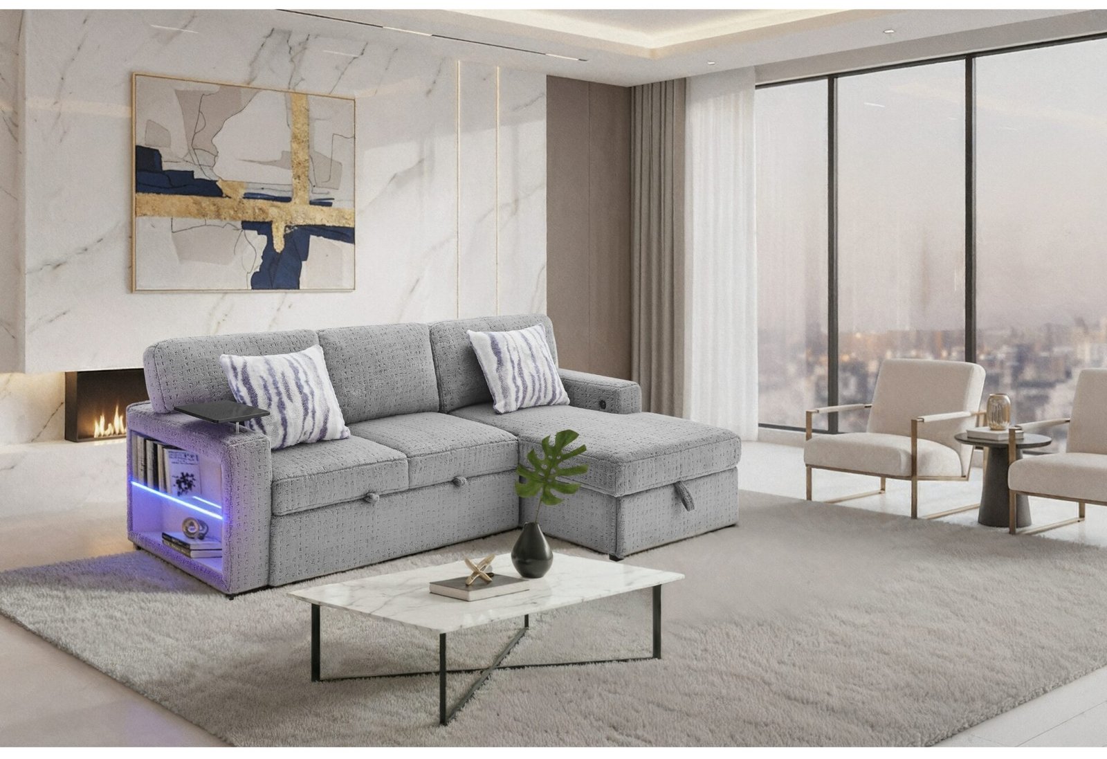 U0214-GREY-SLEEPER-SOFA-RSC-CLOSED-1.jpg U0214 GREY SOFA BED - Image 1