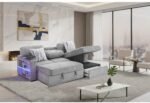 U0214 GREY SOFA BED - Image 2
