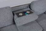 U0808 DARK GREY REVERSIBLE SOFA BED - Image 3