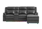 U1818 BLANCHE CHARCOAL SECTIONAL WITH PUSHBACK CHAISE - Image 2