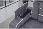 U1895 GREY P2 RECLINING SOFA/CONSOLE RECLINING LOVESEAT - Image 3