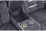 U1895 GREY P2 RECLINING SOFA/CONSOLE RECLINING LOVESEAT/RECLINER - Image 4