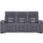 U1895 GREY P2 RECLINING SOFA WITH IS AND LED
