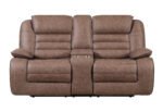 U2250 BROWN RECLINING SOFA/CONSOLE RECLINING LOVESEAT - Image 3