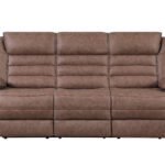 U2250 BROWN RECLINING SOFA