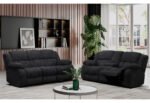 U250 EBONY RECLINING SOFA/CONSOLE RECLINING LOVESEAT