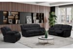 U250 EBONY RECLINING SOFA/CONSOLE RECLINING LOVESEAT/GLIDER RECLINER