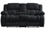 U250 EBONY RECLINING SOFA/CONSOLE RECLINING LOVESEAT/GLIDER RECLINER - Image 3