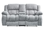 U250 GREY RECLINING SOFA/CONSOLE RECLINING LOVESEAT - Image 3