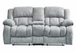 U250 GREY CONSOLE RECLINING LOVESEAT