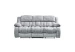 U250 GREY RECLINING SOFA/CONSOLE RECLINING LOVESEAT/GLIDER RECLINER - Image 5