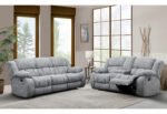 U250 GREY CONSOLE RECLINING LOVESEAT - Image 3