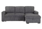 U2660 GREY L SOFA BED SECTIONAL WITHOUT PULLOUT - Image 2