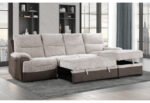 U3822 BEIGE/BROWN SECTIONAL WITH PO AND USB - Image 2
