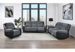 U5914 GREY/BLACK RECLINER - Image 3