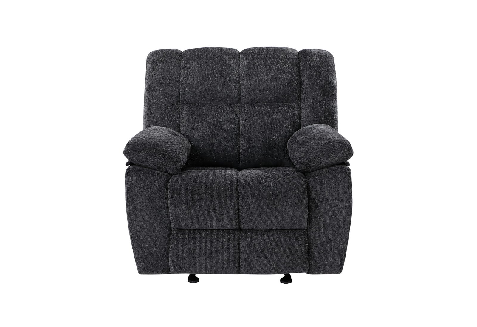 U6000-BLACK-GR-1.jpg U6000 BLACK GLIDER RECLINER - Image 1