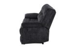 U6000 BLACK RECLINING SOFA - Image 3