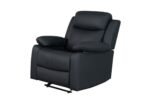 U6026 BLACK PU 72A GLIDER RECLINER WITH LED - Image 2