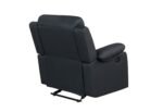 U6026 BLACK PU 72A GLIDER RECLINER WITH LED - Image 3