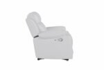 U6026 BLANCHE WHITE GLIDER RECLINER WITH LED - Image 3