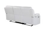 U6026 BLANCHE WHITE RECLINING SOFA WITH LED - Image 4