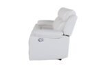 U6026 BLANCHE WHITE RECLINING SOFA WITH LED - Image 2