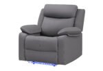 U6026 GREY PU 46A GLIDER RECLINER WITH LED - Image 2