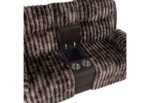 U6028 BROWN CONSOLE RECLINING LOVESEAT - Image 4