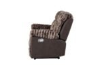 U6028 BROWN CONSOLE RECLINING LOVESEAT - Image 3