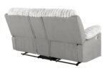 U6028 GREY CONSOLE RECLINING LOVESEAT - Image 4