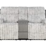U6028 GREY CONSOLE RECLINING LOVESEAT