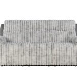 U6028 GREY RECLINING SOFA