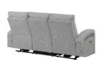 U6611 GREY 15 POWER RECLINING SOFA WITH LED - Image 4