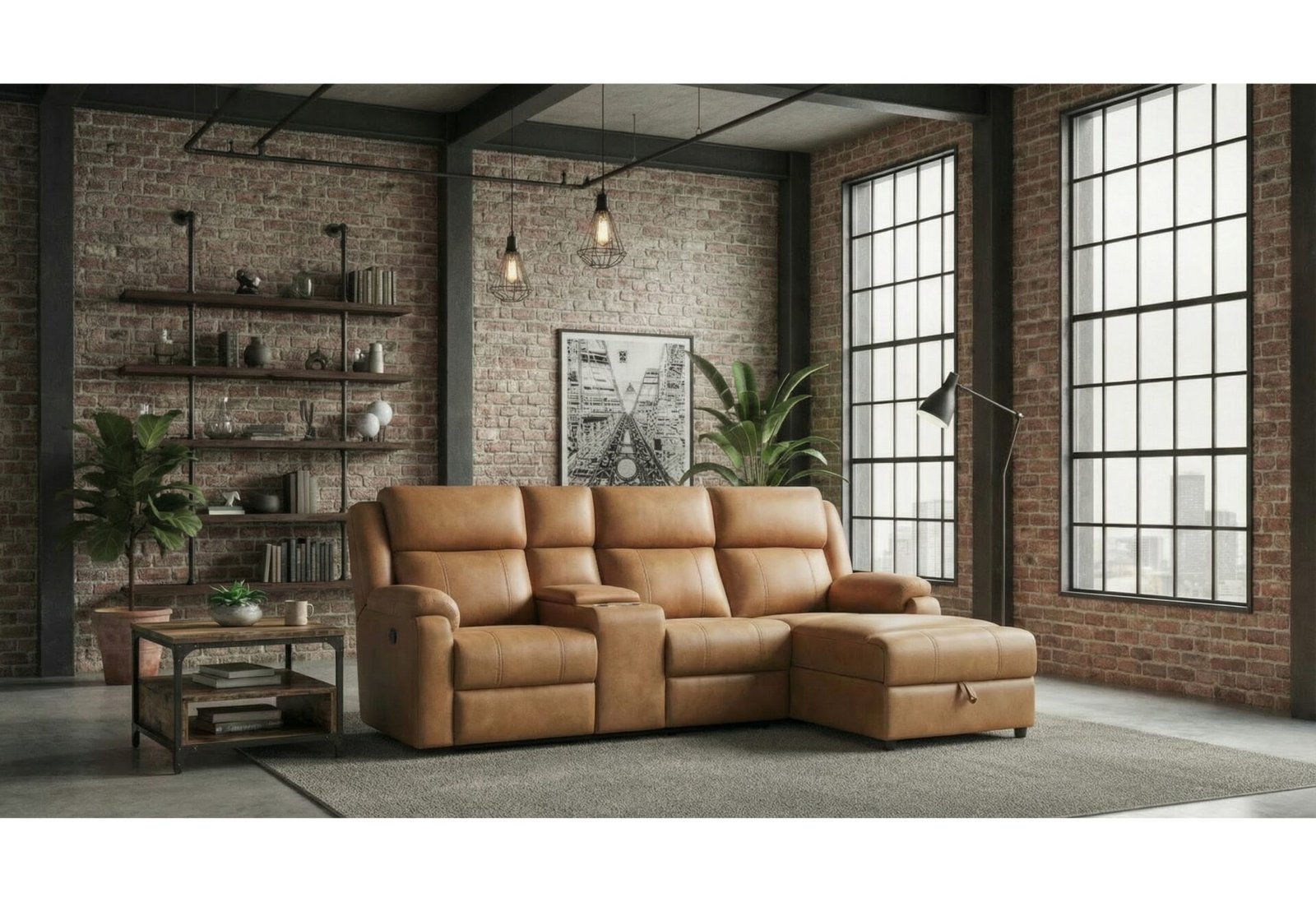 U6980-BROWN-SECTIONAL-RSC.jpg U6980 BROWN SECTIONAL - Image 1