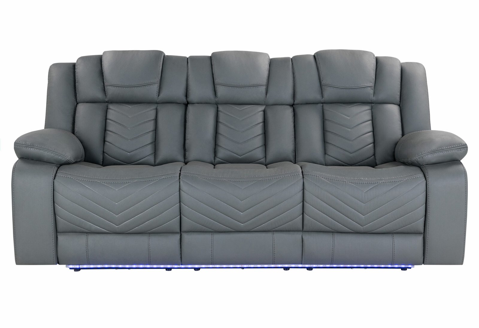 U7068-GREY-10-PRS-WDDT-WC-LED-1-2.jpg U7068 GREY 10 POWER RECLINING SOFA WITH DDT, WC AND LED - Image 1