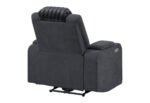 U8000 BLACK POWER RECLINER W/ POWER HEADREST & LED LIGHT - Image 4