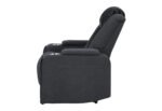 U8000 BLACK POWER RECLINER W/ POWER HEADREST & LED LIGHT - Image 3