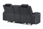 U8000 BLACK PWR CONSOLE REC LOVESEAT W/PHR, LED AND SPEAKER - Image 4