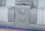 U8000 GREY P2 SECTIONAL WITH LED - Image 3