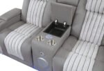 U8000 GREY PWR CONSOLE REC LOVESEAT W/PHR, LED AND SPEAKER - Image 3