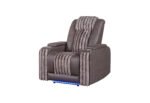 U8000 BROWN POWER RECLINER W/ POWER HEADREST & LED LIGHT - Image 2